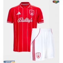 Otroški Nogometni dresi Nottingham Forest Dan Ndoye #14 Domači 2025-26 Kratek Rokav (+ Kratke hlače)